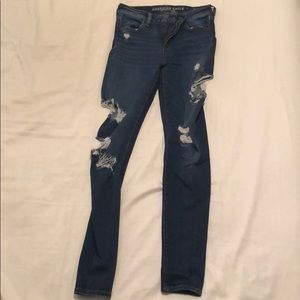 American Eagle Hi-Rise Jeggings (size 4 long)